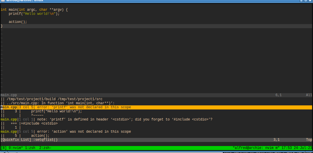 Result of running build.sh step1